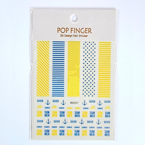 💅 Summer Nail Art Stickers - Picture 2 of 4